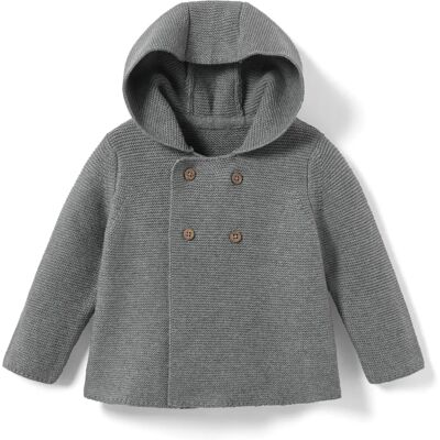 Tchibo Baby-Strickjacke - Grau - Unisex - Gr. 86/92 Tchibo Baby-Strickjacke - Grau - Unisex - Gr. 86/92