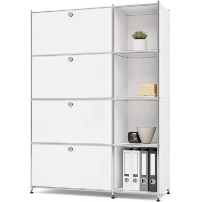 Tchibo Cn3 Metall Regal - Weiß - 115x40x158,5cm Tchibo Cn3 Metall Regal - Weiß - 115x40x158,5cm