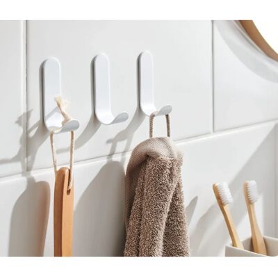 Tchibo Modell 3 Haken Weiß - Haken Tchibo Modell 3 Haken Weiß - Haken