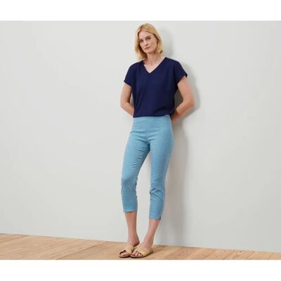 Tchibo - 7/8-Stretchhose - Damen - Gr. 40 - weiß/print Tchibo - 7/8-Stretchhose - Damen - Gr. 40 - weiß/print
