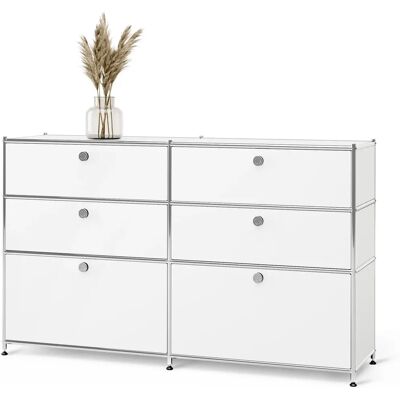 Tchibo Cn3 Metallkommode - 6 Schubladen Weiß Tchibo Cn3 Metallkommode - 6 Schubladen Weiß