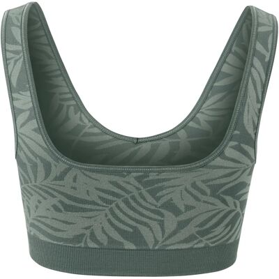 Tchibo Seamless-Sport-Bustier Salbei Jacquard L Bustier Tchibo Seamless-Sport-Bustier Salbei Jacquard L Bustier
