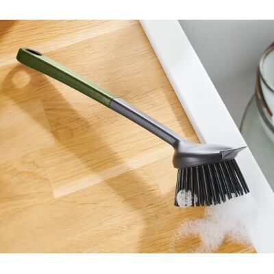 Tchibo - Spülbürste mit Reinigungsschaber - dunkelgrün - Dish brush Tchibo - Spülbürste mit Reinigungsschaber - dunkelgrün - Dish brush