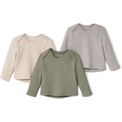 Tchibo - Baby Rippshirts - Unisex - 98/104 - beige - Baby Rippshirts Tchibo - Baby Rippshirts - Unisex - 98/104 - beige - Baby Rippshirts