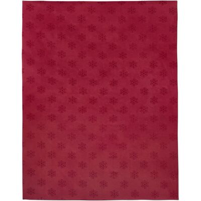 Tchibo Jacquard-Tischdecke - Rot - Festliche Schneeflocken - Tischdecke Tchibo Jacquard-Tischdecke - Rot - Festliche Schneeflocken - Tischdecke