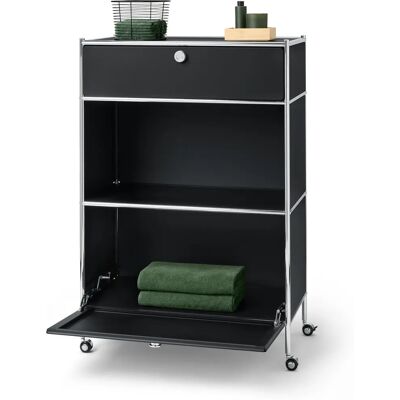 Tchibo - Kommode CN3 - Metall, Schwarz - Moderner Stauraum Tchibo - Kommode CN3 - Metall, Schwarz - Moderner Stauraum