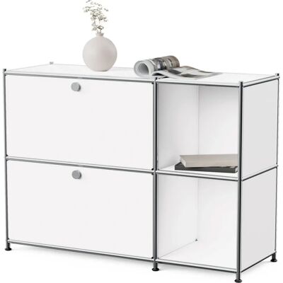 Tchibo - Sideboard Cn3 - Weiss - Metall - 116x40x85,5cm Tchibo - Sideboard Cn3 - Weiss - Metall - 116x40x85,5cm