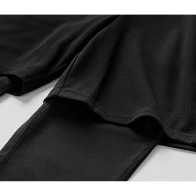 Tchibo Kinder-Sporttight mit Shorts - Unisex - Gr. 158/164 - schwarz Tchibo Kinder-Sporttight mit Shorts - Unisex - Gr. 158/164 - schwarz