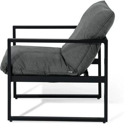 Tchibo - Creacryl Allwetterstoff Sessel - Schwarz - Aluminiumrahmen - 100% Polyacryl - Armchair Tchibo - Creacryl Allwetterstoff Sessel - Schwarz - Aluminiumrahmen - 100% Polyacryl - Armchair