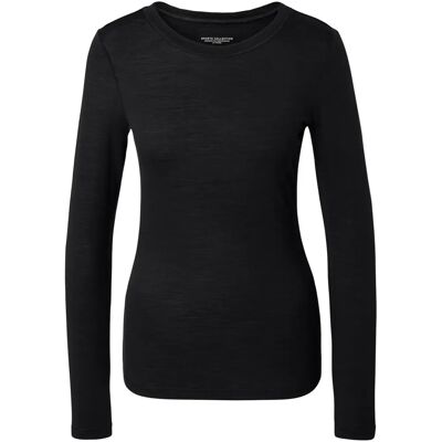 Tchibo - Merinowolle Langarmshirt - Schwarz Tchibo - Merinowolle Langarmshirt - Schwarz