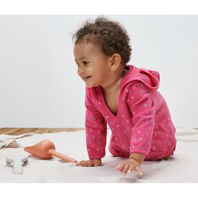 Tchibo Kinder-Frottierponcho - Pink/Alloverprint - Unisex - Gr. 98/104 Tchibo Kinder-Frottierponcho - Pink/Alloverprint - Unisex - Gr. 98/104