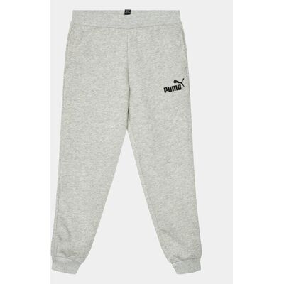 Puma Dziecięce unisex spodnie Essentials - Szary bawełna - Rozmiar 7-8 lat Puma Dziecięce unisex spodnie Essentials - Szary bawełna - Rozmiar 7-8 lat