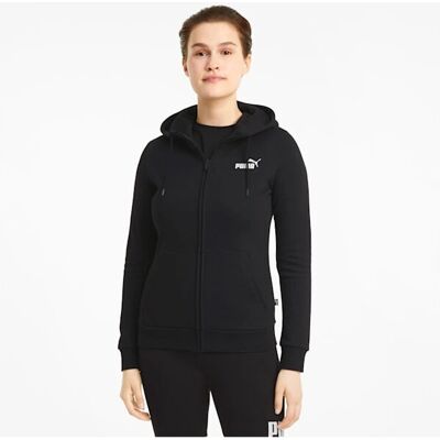 Puma Essential Pieni Logo Huppari (586811) musta Puma Essential Pieni Logo Huppari (586811) musta