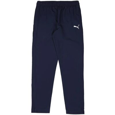 Puma Jongens Sportbroek - teamRISE Sideline - Unisex - Blauw - 176 Puma Jongens Sportbroek - teamRISE Sideline - Unisex - Blauw - 176