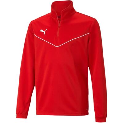 Puma JR Teamrise 14 Zip Top - Fußball ganzjährig Junge rot 116-128cm/XS Puma JR Teamrise 14 Zip Top - Fußball ganzjährig Junge rot 116-128cm/XS