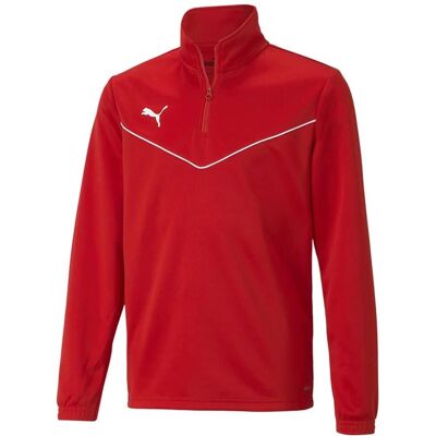 Puma JR Teamrise 14 Zip Top - Fußball Ganzjährig Jungen Rot 152-164cm Puma JR Teamrise 14 Zip Top - Fußball Ganzjährig Jungen Rot 152-164cm