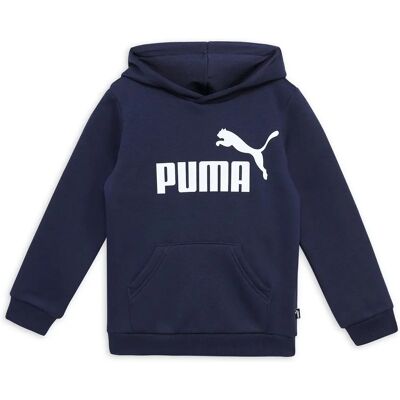 Puma Kinder Big Logo Hoodie - Blau - Kapuzenpullover - Kinder Puma Kinder Big Logo Hoodie - Blau - Kapuzenpullover - Kinder