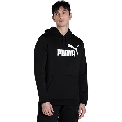 Puma Essentials Big Logo Herren Hoodie Schwarz Puma Essentials Big Logo Herren Hoodie Schwarz