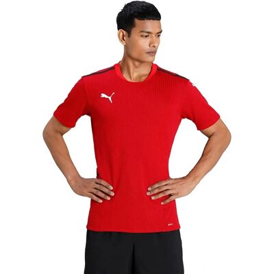 PUMA Multicolor TeamCUP Herrfotboll T-shirt PUMA Multicolor TeamCUP Herrfotboll T-shirt