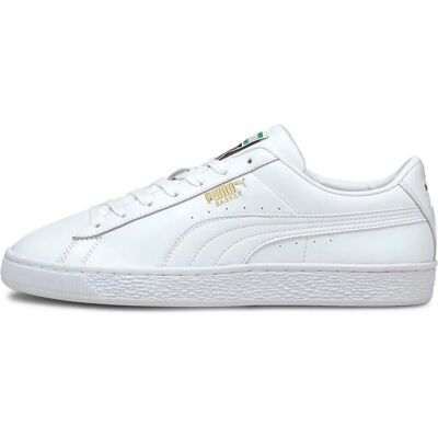 Puma Basket Classic XXI Lederschuhe - Weiß - Niedrig-Top Puma Basket Classic XXI Lederschuhe - Weiß - Niedrig-Top