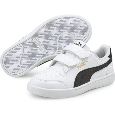 Puma - Shuffle 37568902 - Blanc - Velcro - Chaussures - Publicité Puma - Shuffle 37568902 - Blanc - Velcro - Chaussures - Publicité