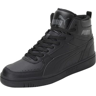 Puma Rebound Joy Synthetische schwarze Turnschuhe - Herren, UK 5 Puma Rebound Joy Synthetische schwarze Turnschuhe - Herren, UK 5