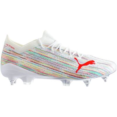 Puma Ultra 2.1 MxSG Weiße Fußballschuhe - Herren UK 6 Puma Ultra 2.1 MxSG Weiße Fußballschuhe - Herren UK 6