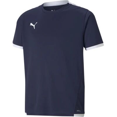 Puma Kinder Unisex Teamliga Jugend-Fußballtrikot - Blau - Größe 11-12 Jahre Puma Kinder Unisex Teamliga Jugend-Fußballtrikot - Blau - Größe 11-12 Jahre