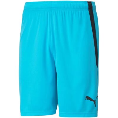 Puma Pantaloni Sportivi Da Uomo Blu - Shorts Puma Pantaloni Sportivi Da Uomo Blu - Shorts