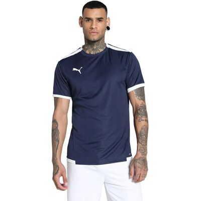 Puma Modell 501 AZUL MARINO L Fuktavledande fotbollströja Puma Modell 501 AZUL MARINO L Fuktavledande fotbollströja