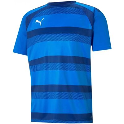 Puma Unisex Sportshirt - Blauw - 152 Puma Unisex Sportshirt - Blauw - 152