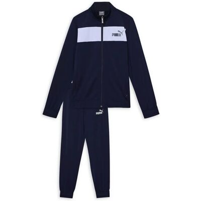 Puma Kinder Unisex Jogginganzug - Blau - Gr. 110 - Trainingsanzug Puma Kinder Unisex Jogginganzug - Blau - Gr. 110 - Trainingsanzug