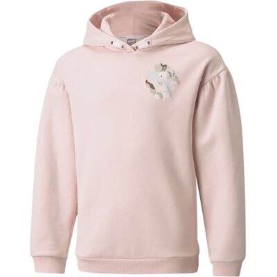 Sweat à Capuche Puma Alpha Rose Clair - Pour Filles - Publicité Sweat à Capuche Puma Alpha Rose Clair - Pour Filles - Publicité
