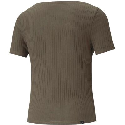 Puma Her Ribbed Slim Tee - Koszulka treningowa dla kobiet Puma Her Ribbed Slim Tee - Koszulka treningowa dla kobiet