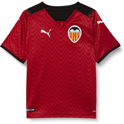 Puma 2021-2022 Valencia Bortatröja (Barn) Röd - 30-32 tumma bröst - Sportskjorta Puma 2021-2022 Valencia Bortatröja (Barn) Röd - 30-32 tumma bröst - Sportskjorta