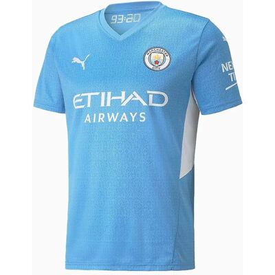 Puma Manchester City Thuis 21/22 Replica Mouw Blauw Heren Voetbalshirt - Voetbalshirt Puma Manchester City Thuis 21/22 Replica Mouw Blauw Heren Voetbalshirt - Voetbalshirt