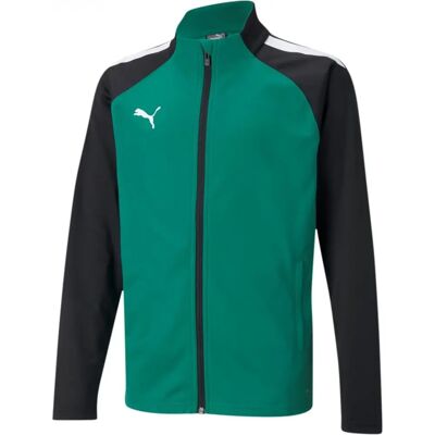 Puma unisex trainingsjack - 657235 (140) - Groen/Zwart - Trainingsjack Puma unisex trainingsjack - 657235 (140) - Groen/Zwart - Trainingsjack