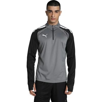 Puma Heren Grau Half-zip VoetbalTop - Voetbal Top Puma Heren Grau Half-zip VoetbalTop - Voetbal Top