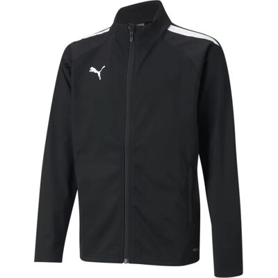 Puma Kinder unisex teamLIGA trainingsjacke - Zwart - Maat 11-12 jaar Puma Kinder unisex teamLIGA trainingsjacke - Zwart - Maat 11-12 jaar