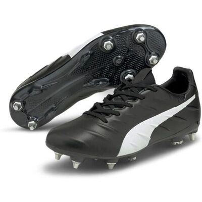 Puma King Platinum 21 MxSG Schwarze Leder Herren Fußballschuhe - Fußballschuhe Puma King Platinum 21 MxSG Schwarze Leder Herren Fußballschuhe - Fußballschuhe