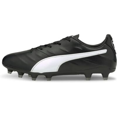 Puma King Pro 21 FG Schnürschuhe Schwarz Leder Herren Fußballschuhe Puma King Pro 21 FG Schnürschuhe Schwarz Leder Herren Fußballschuhe