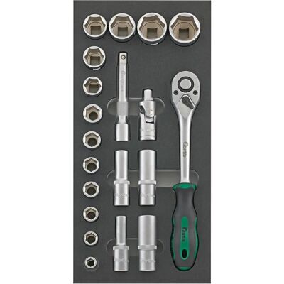 Fortis Modelo 4063726002365 Juego de 20 Piezas - Juegos de Herramientas Modulares Fortis Modelo 4063726002365 Juego de 20 Piezas - Juegos de Herramientas Modulares