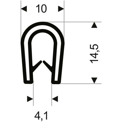 Fortis Modelo 10x14.5 mm Protector de Bordes Flexible - Protector de Bordes Fortis Modelo 10x14.5 mm Protector de Bordes Flexible - Protector de Bordes