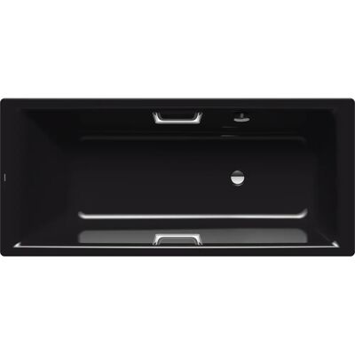 Baignoire Kaldewei Puro Star - Rectangulaire, Noire, Trop-plein latéral - Publicité Baignoire Kaldewei Puro Star - Rectangulaire, Noire, Trop-plein latéral - Publicité