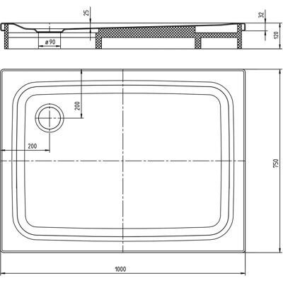 Kaldewei Superplan Classic 402-2 Ducha Rectangular Kaldewei Superplan Classic 402-2 Ducha Rectangular