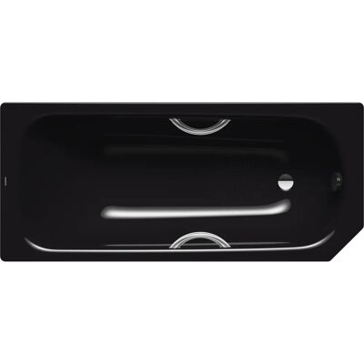 Baignoire rectangulaire Kaldewei Saniform V4 - Noir - Publicité Baignoire rectangulaire Kaldewei Saniform V4 - Noir - Publicité
