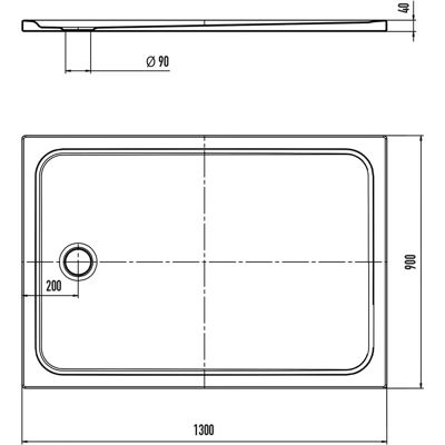 Kaldewei Cayonoplan 90x130 cm Rechteck Duschwanne - Bad & Dusche Kaldewei Cayonoplan 90x130 cm Rechteck Duschwanne - Bad & Dusche