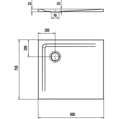 Kaldewei Superplan 75x80cm Platos de ducha - Duradero, Bajo Perfil, Secure Plus Kaldewei Superplan 75x80cm Platos de ducha - Duradero, Bajo Perfil, Secure Plus