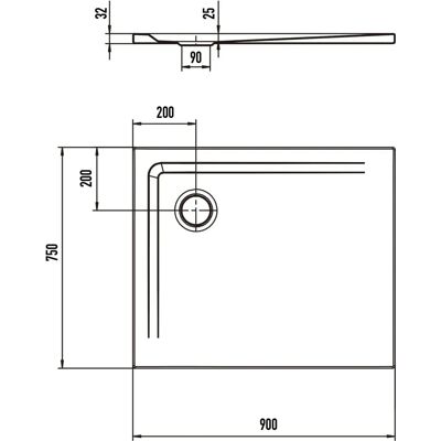 Kaldewei Superplan Duschwanne - Modern, Präzise Kanten, Bodenebener Zugang Kaldewei Superplan Duschwanne - Modern, Präzise Kanten, Bodenebener Zugang