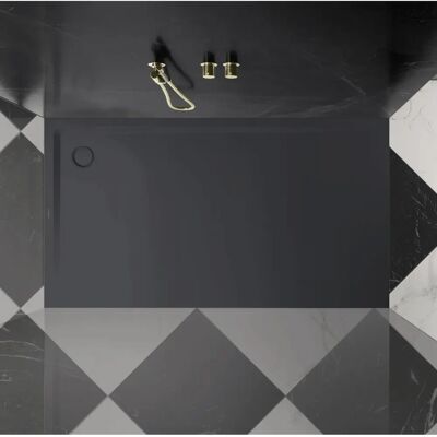 Bandeja de ducha Kaldewei Superplan - 90x120cm, Secure Plus, Gris Bandeja de ducha Kaldewei Superplan - 90x120cm, Secure Plus, Gris